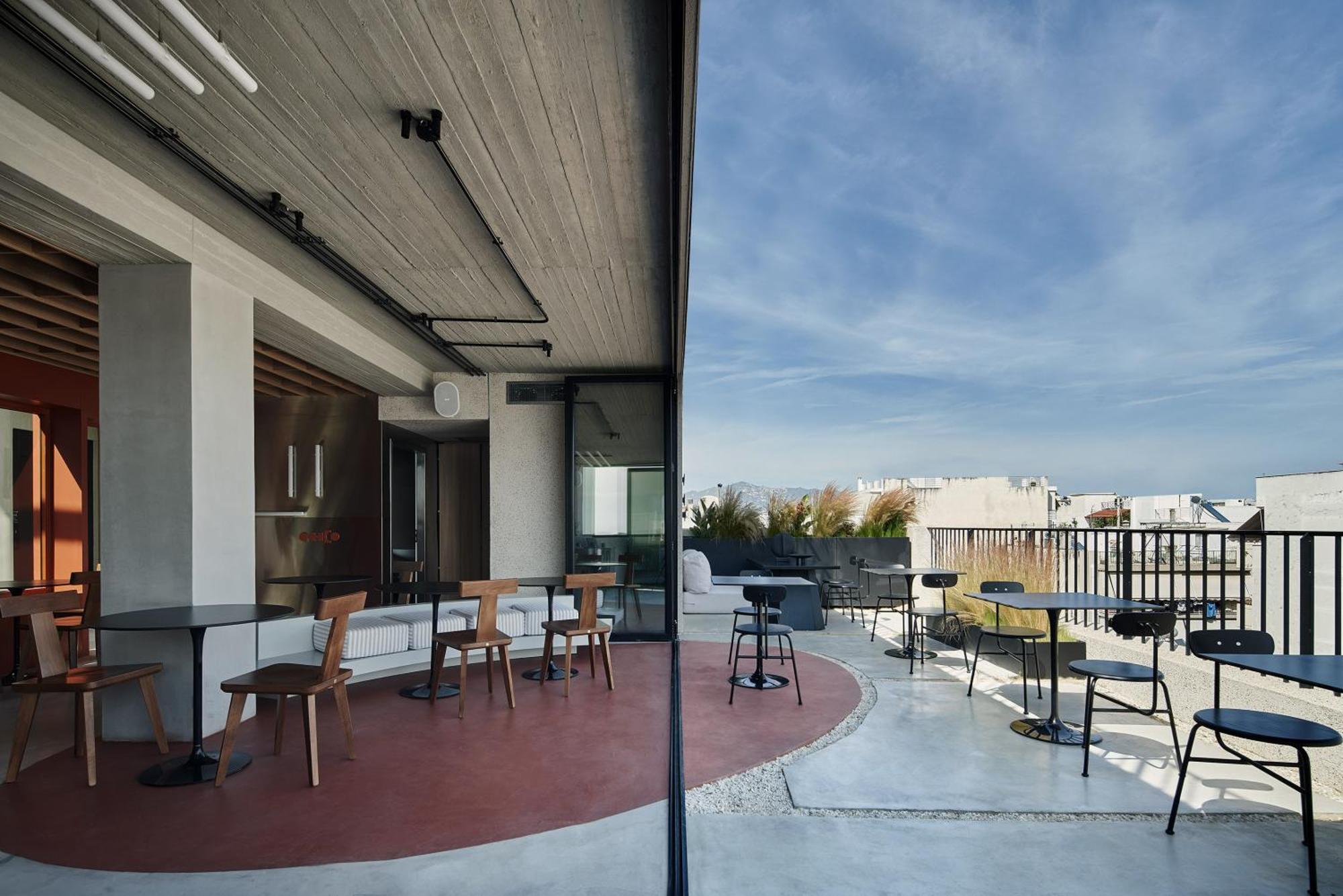 فندق The Newel Psychiko أثينا المظهر الخارجي الصورة The rooftop of the building