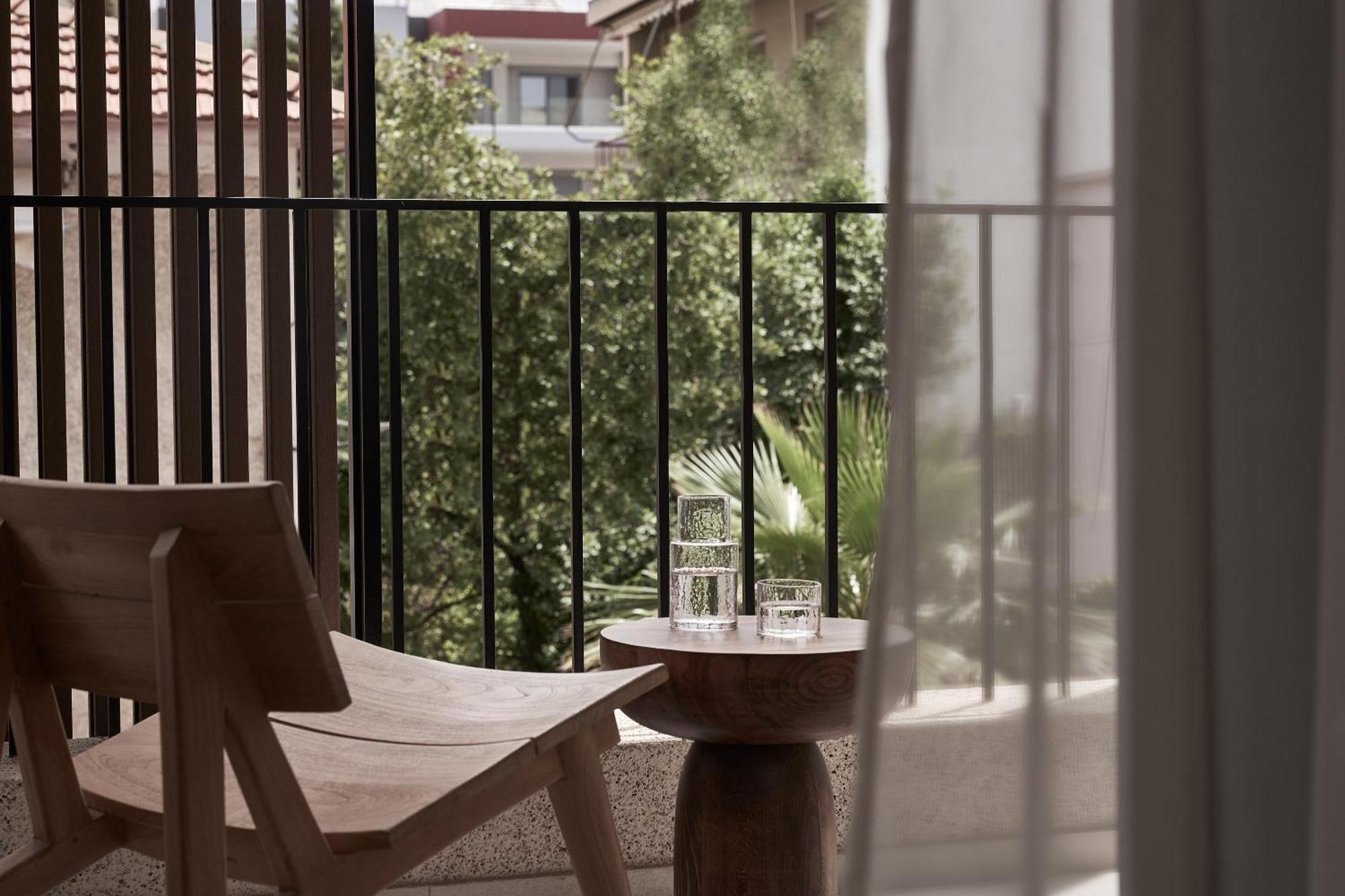 فندق The Newel Psychiko أثينا المظهر الخارجي الصورة 3D rendering of a balcony
