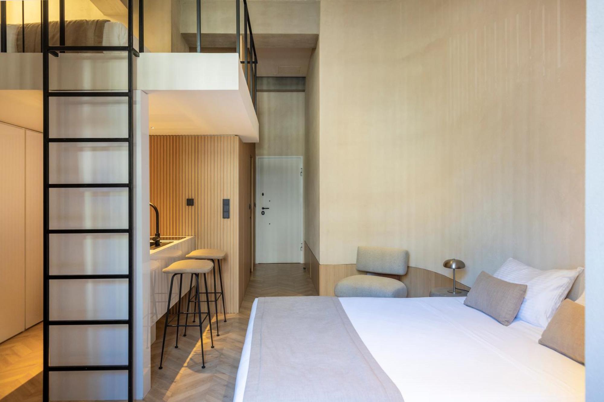 فندق The Newel Psychiko أثينا المظهر الخارجي الصورة A room at the hotel